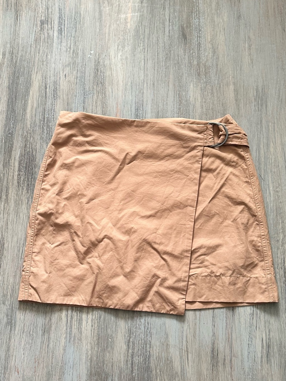 Calvin Klein Jeans Women’s Wrap Mini Skirt with Side Ring